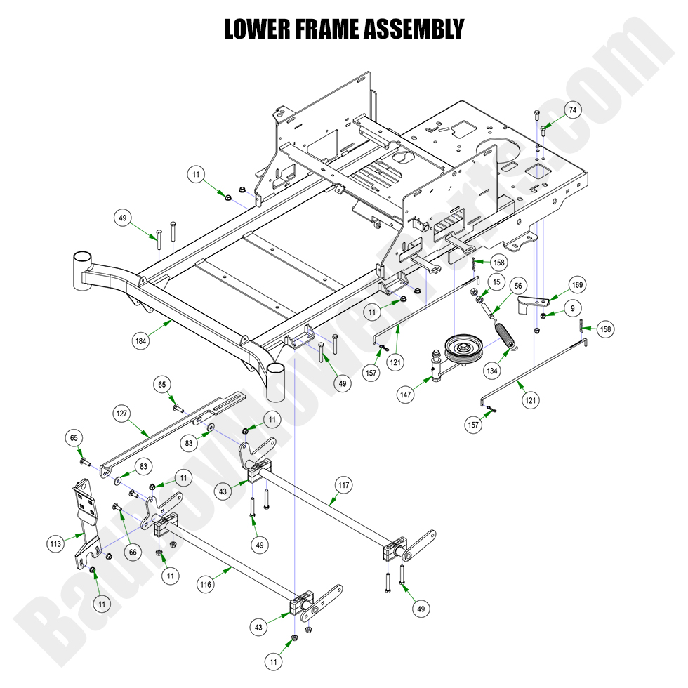 2023 MZ Rambler Lower Frame Assembly